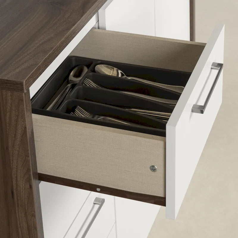 Îlot de cuisine compact avec rangement