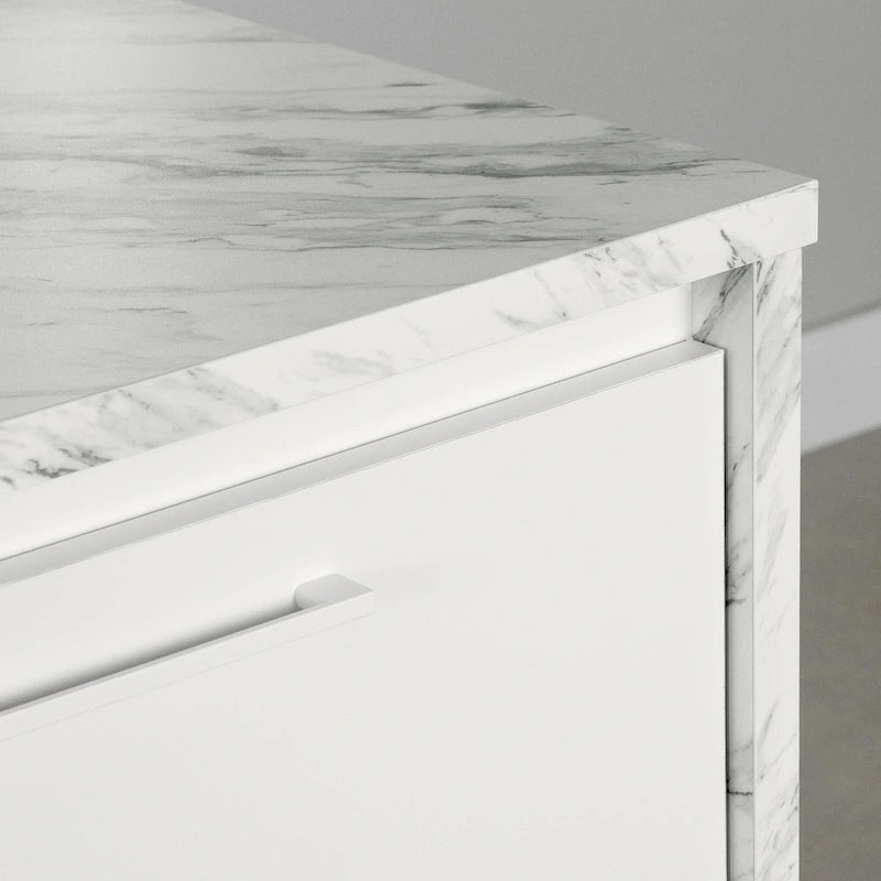 Îlot de cuisine compact avec rangement