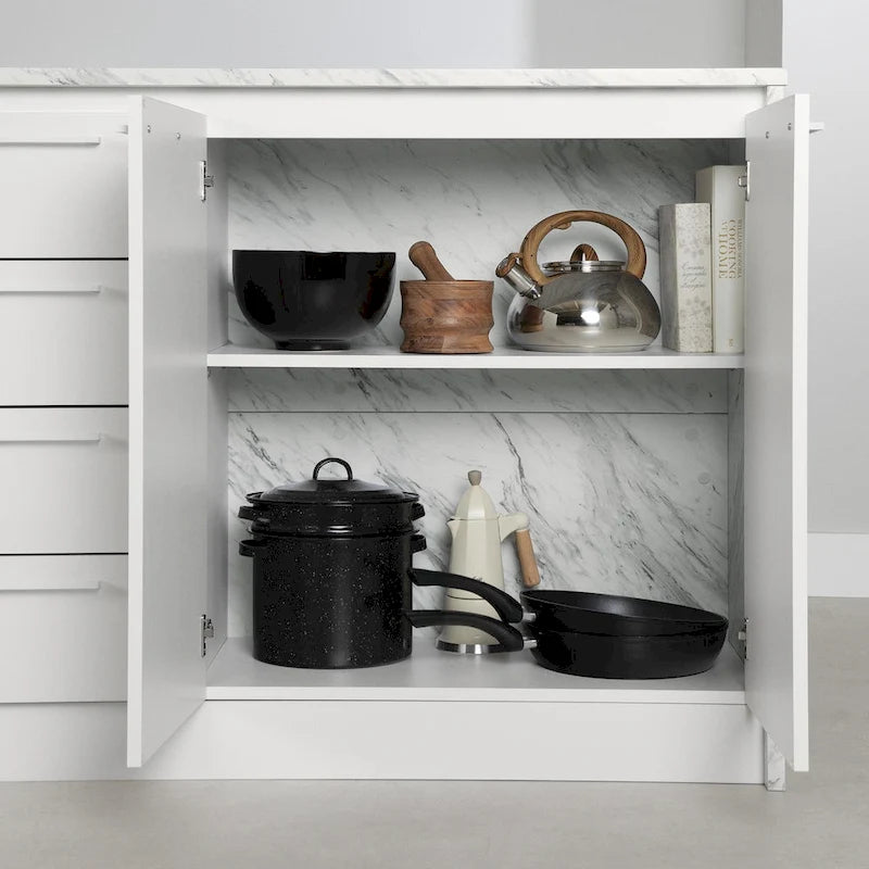 Îlot de cuisine compact avec rangement