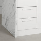 Îlot de cuisine compact avec rangement
