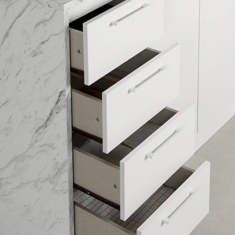 Îlot de cuisine compact avec rangement