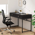Bureau de travail à domicile de 47 pouces avec 2 tiroirs de rangement