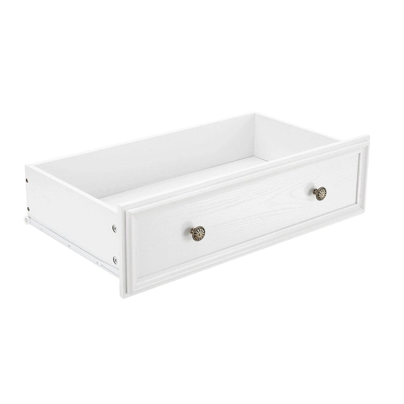 Commode à 6 tiroirs avec poignées métalliques