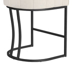 Tabouret de bar moderne de 66 cm de hauteur de comptoir, lot de 4 avec structure en métal