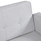 Canapé-lit futon convertible avec dossier réglable