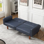Canapé-lit futon convertible avec dossier réglable