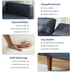 Canapé-lit futon convertible avec dossier réglable