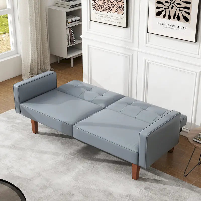 Canapé-lit futon convertible avec dossier réglable