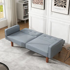 Canapé-lit futon convertible avec dossier réglable