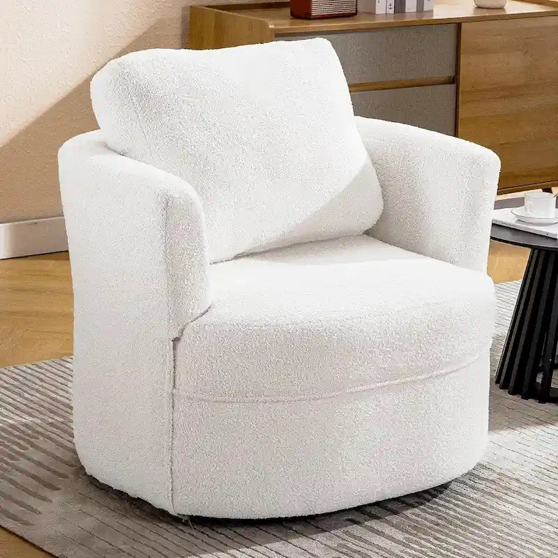 Fauteuil pivotant avec coussin