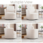 Fauteuil pivotant avec coussin