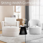 Fauteuil pivotant avec coussin