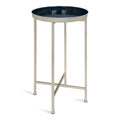 Table d'appoint pliante ronde en métal – 14x14x25.75