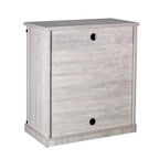 Meuble d'appoint à porte coulissante de style grange de 32 po avec étagères réglables