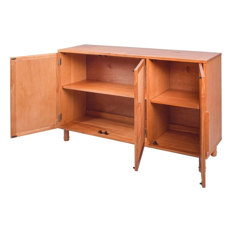 Armoire 3 portes Delancey en bois clair