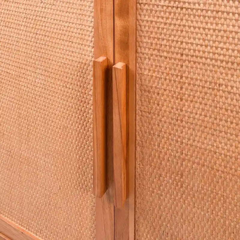 Armoire 3 portes Delancey en bois clair