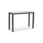 Console en marbre blanc - 42 L x 30 H x 14 P