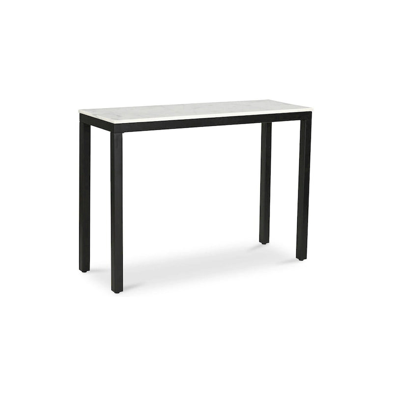 Console en marbre blanc - 42 L x 30 H x 14 P