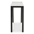 Console en marbre blanc - 42 L x 30 H x 14 P