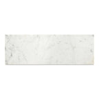 Console en marbre blanc - 42 L x 30 H x 14 P