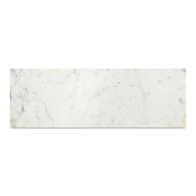 Console en marbre blanc - 42 L x 30 H x 14 P