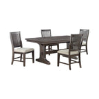Salle à manger rustique avec table extensible