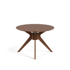 Table à manger ovale en noyer, style Mid-Century Modern, 180 cm