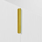 Bahut buffet 4 portes avec poignées métalliques - 60"L x 15.2"l x 30.9"H